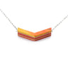 Arrow Recycled Skateboard Chain Necklace by Paguro Upcycle