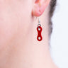 Lone Rider Bike Chain Earrings (3 Colours)