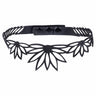 Lotus Recycled Rubber Statement Choker