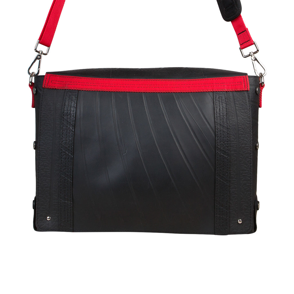 Feby Recycled Rubber Satchel & Vegan Messenger Bag (3 colours available) by Paguro Upcycle