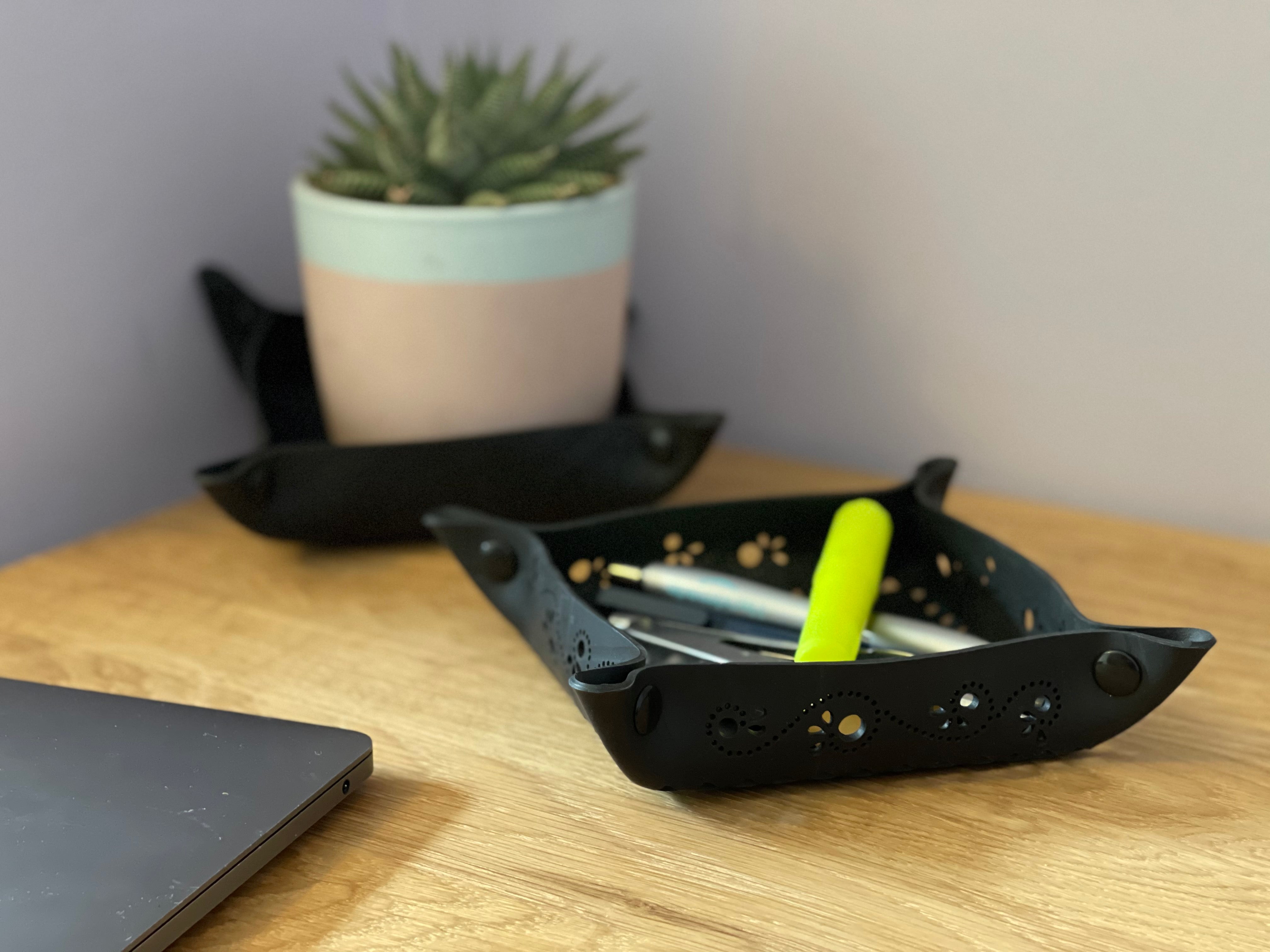 Upcycled Rubber Trinket Tray