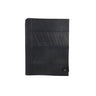 Paguro Upcycle black recycled rubber notebook holder folder with button closure